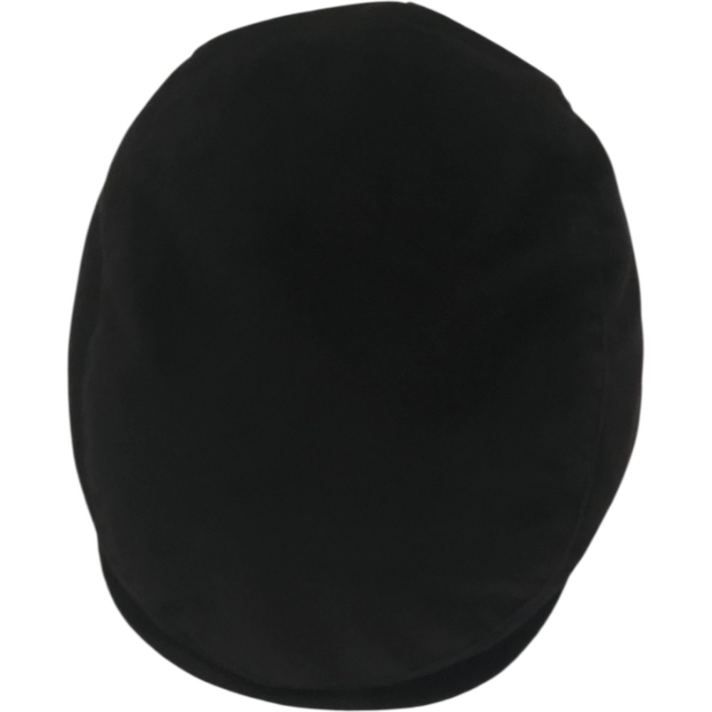 Stetson Mens Black Herringbone Flat Cap Ivy Hat STSTW02 Large - Picture 2 of 8